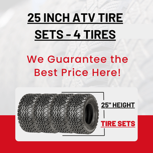 25 inch ATV Tire Sets
